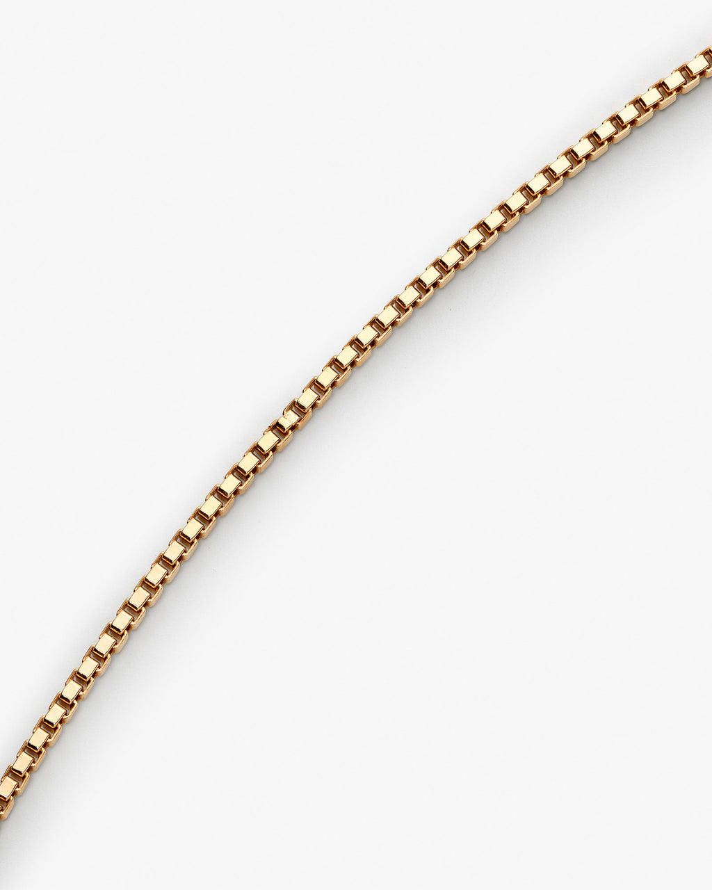 Box Chain 14k Gold Necklace