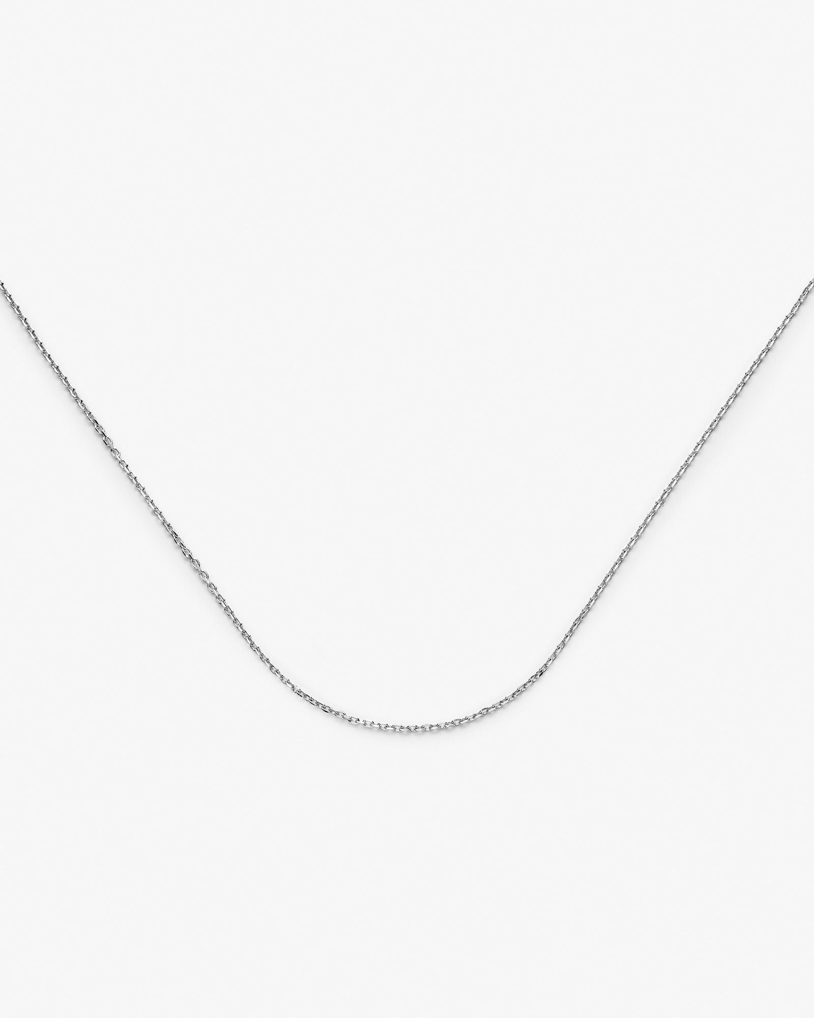 Petite Chain 14k Whitegold Necklace